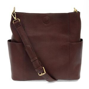 Joy Susan Vegan Leather Bucket Bag & Matching Crossbody Bag. Pleather. Boho